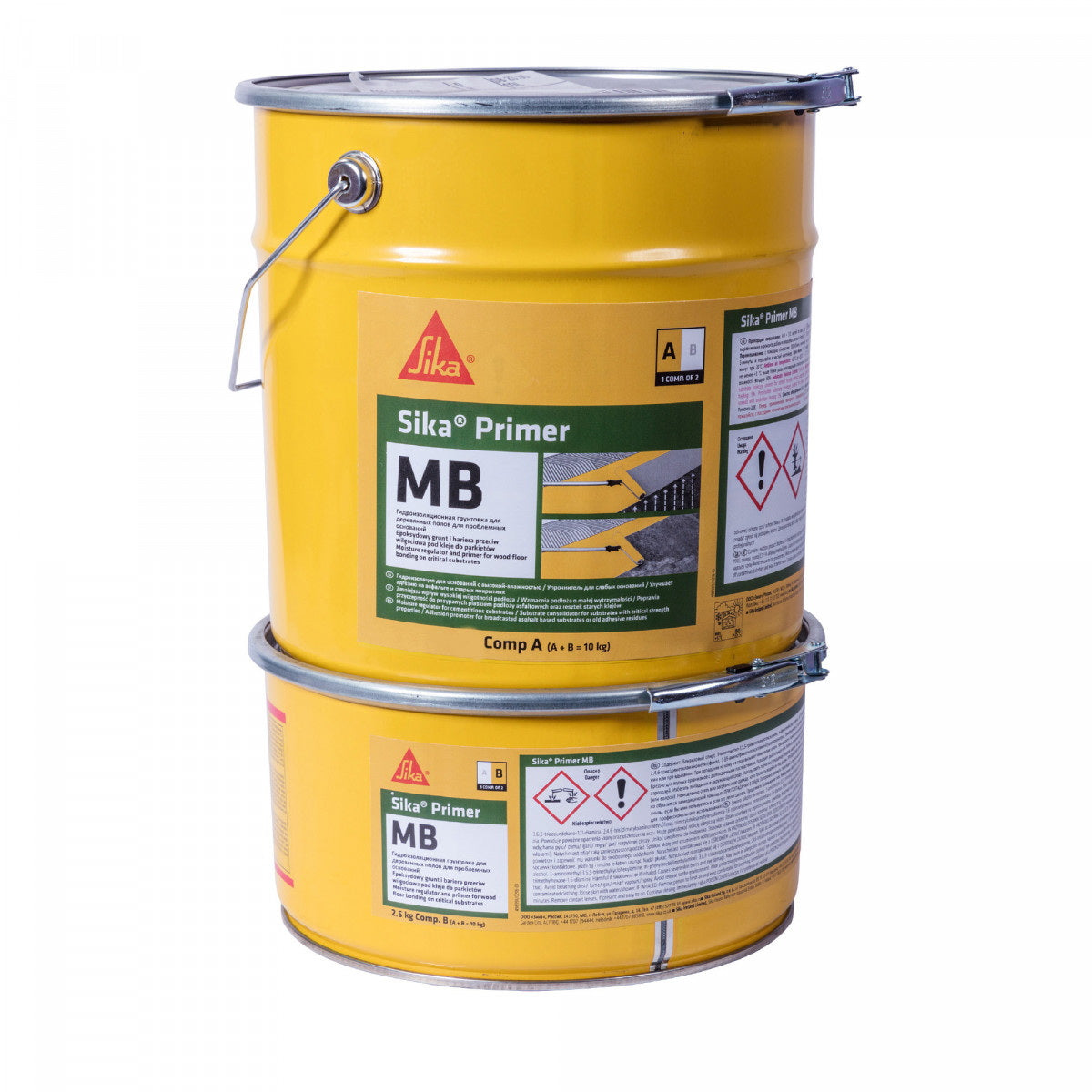 Sika SikaPrimer MB Εποξειδικό Αστάρι - Ρυθμιστικό Υγρασίας Συγκόλλησης Ξύλινων Δαπέδων