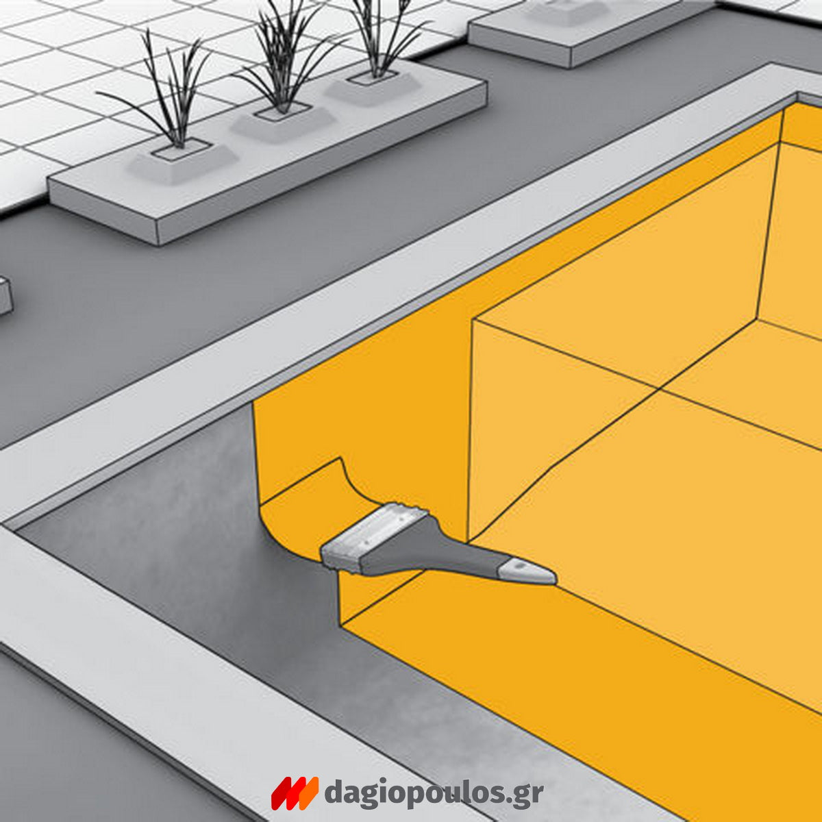 Sika Sikagard®140 Pool Χρώμα Νερού Ενός Συστατικού Για Πισίνες & Δεξαμενές ADRIATIC BLUE
