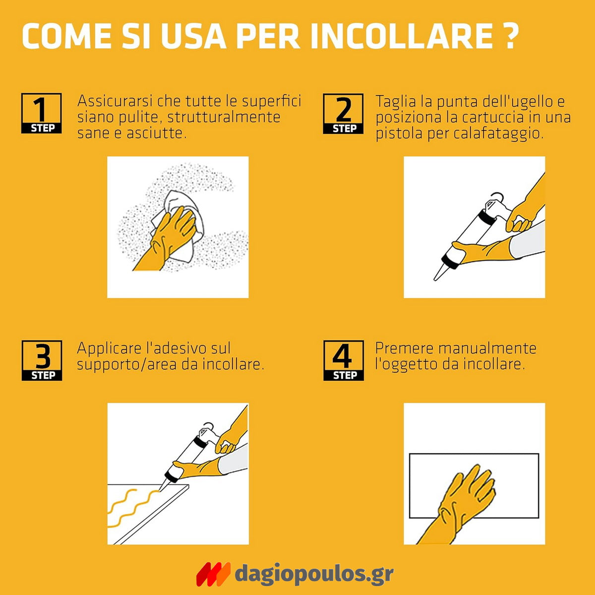 Sika Sikaflex 111 Stick & Seal Ελαστικό Συγκολλητικό Σφραγιστικό 290ml ΛΕΥΚΟ