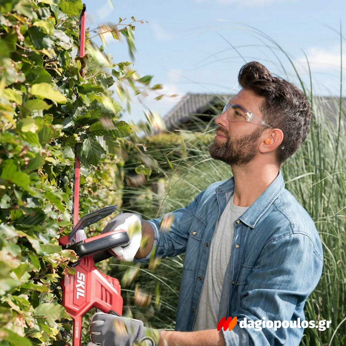 Skil 0429 CA 20V Max Ψαλίδι Μπορντούρας (Μπορντουροψάλιδο) Μπαταρίας 18V Li-Ion Διπλής Λάμας SOLO