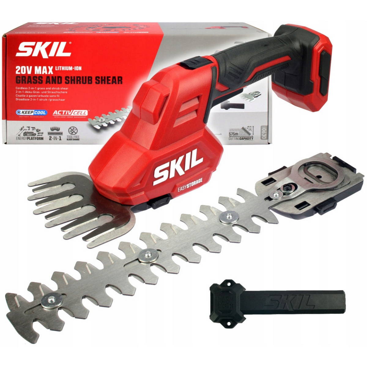 Skil 0630 CA 20V Max Ψαλίδι Μπορντούρας (Μπορντουροψάλιδο) Πολυεργαλείο Μπαταρίας Με Διπλή Λάμα 18V Li-Ion SOLO