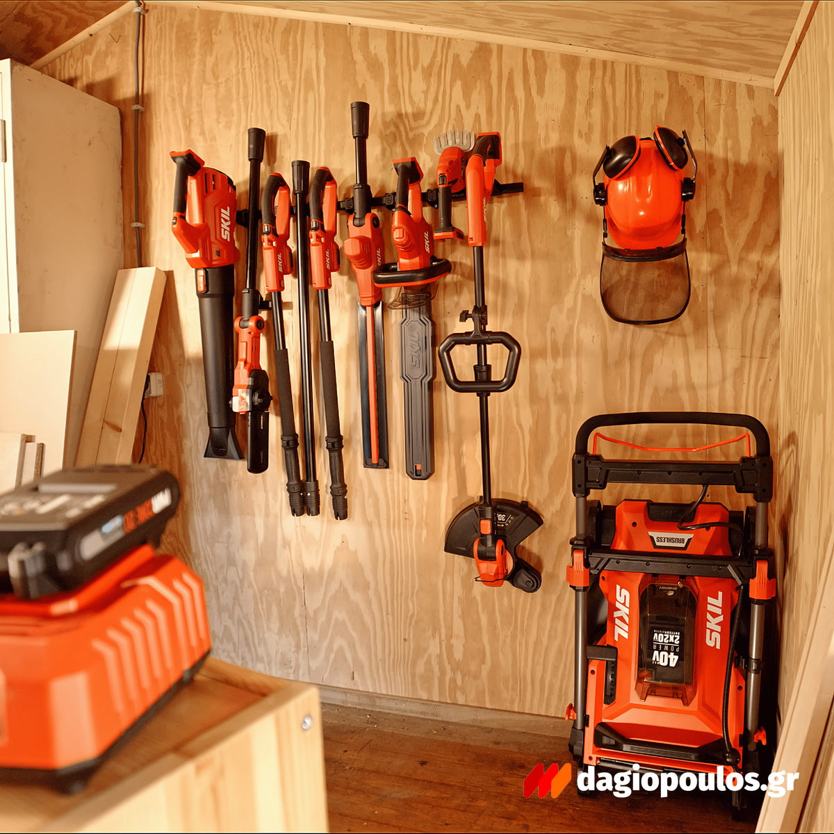 Skil 0640 AA 20V Max Ψαλίδι Μπορντούρας (Μπορντουροψάλιδο) Πτυσόμενο Μπαταρίας 18V Li-Ion Με Μπαταρία 4.0Ah