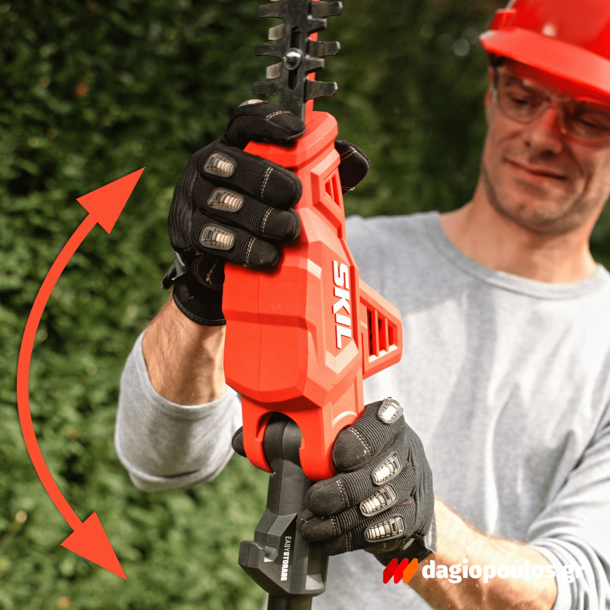 Skil 0640 AA 20V Max Ψαλίδι Μπορντούρας (Μπορντουροψάλιδο) Πτυσόμενο Μπαταρίας 18V Li-Ion Με Μπαταρία 4.0Ah