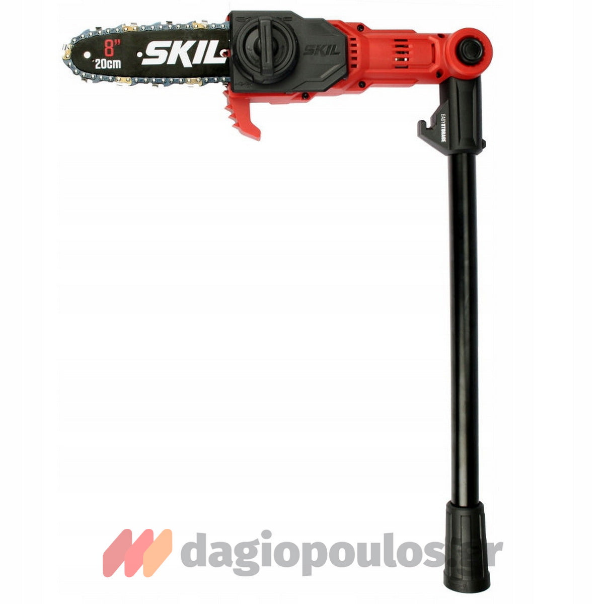 Skil 0650 CA 20V Max Αλυσοπρίονο Τηλεσκοπικό Μπαταρίας 18V Li-Ion 20cm Με Μπαταρία 4.0Ah