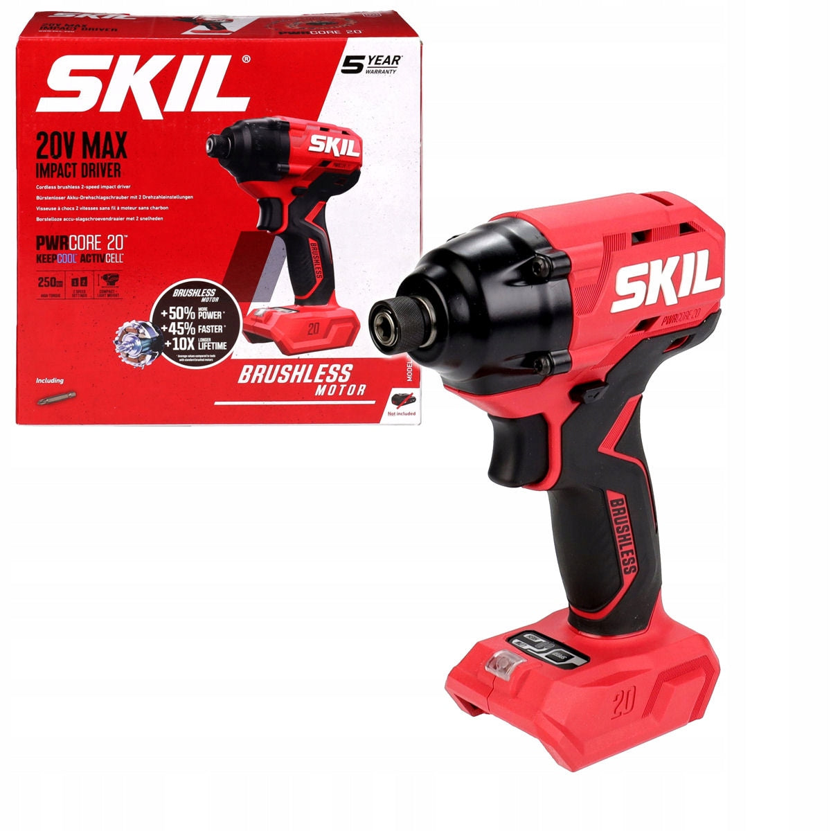 Skil 3211 CA 20V Max Brushless Παλμικό Κατσαβίδι Μπαταρίας 20V Li-Ion SOLO