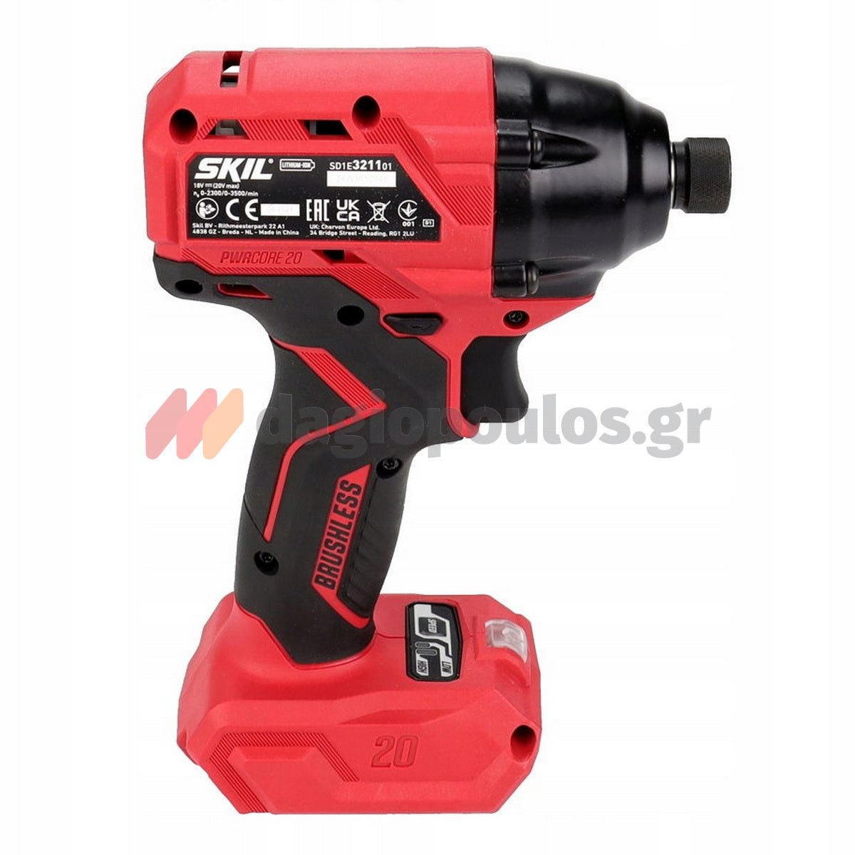 Skil 3211 CA 20V Max Brushless Παλμικό Κατσαβίδι Μπαταρίας 20V Li-Ion SOLO