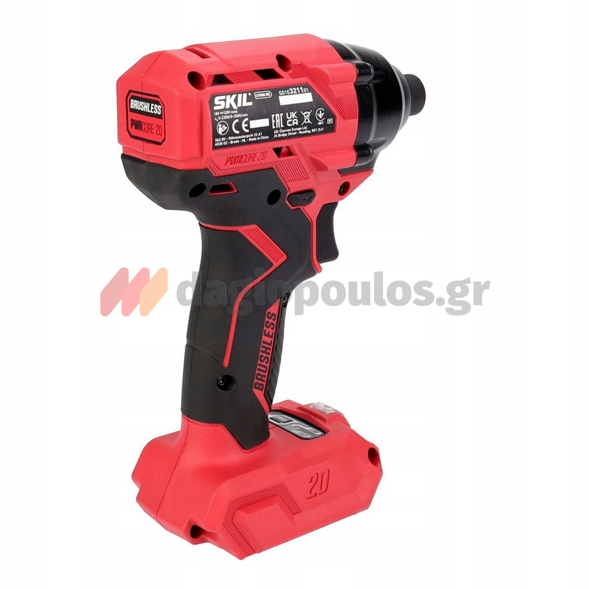 Skil 3211 CA 20V Max Brushless Παλμικό Κατσαβίδι Μπαταρίας 20V Li-Ion & 3116 AA Μπαταρία 2.0Ah - Φορτιστής