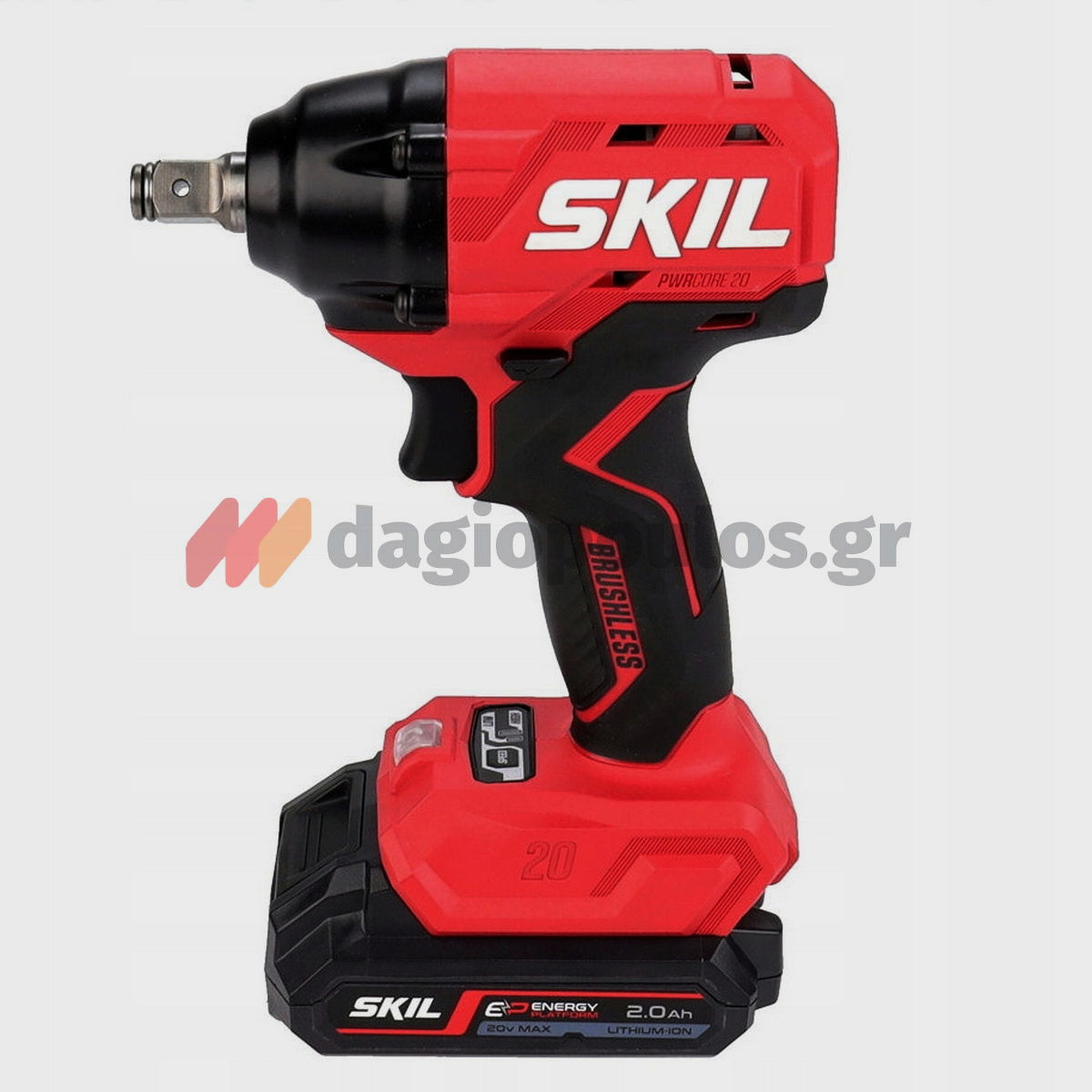 Skil 3241 CA 20V Max Brushless Μπουλονόκλειδο Μπαταρίας 1/2" 20V Li-Ion & 3116 AA Μπαταρία 2.0Ah - Φορτιστής