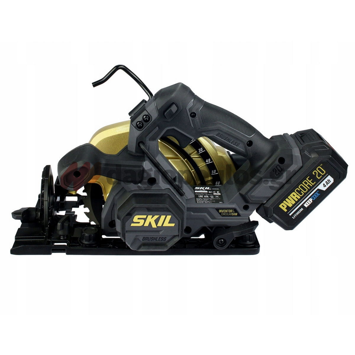 Skil 3575 DB 20V Brushless Δισκοπρίονο Μπαταρίας 18V Li-Ion 184mm Με Μπαταρία 4.0Ah