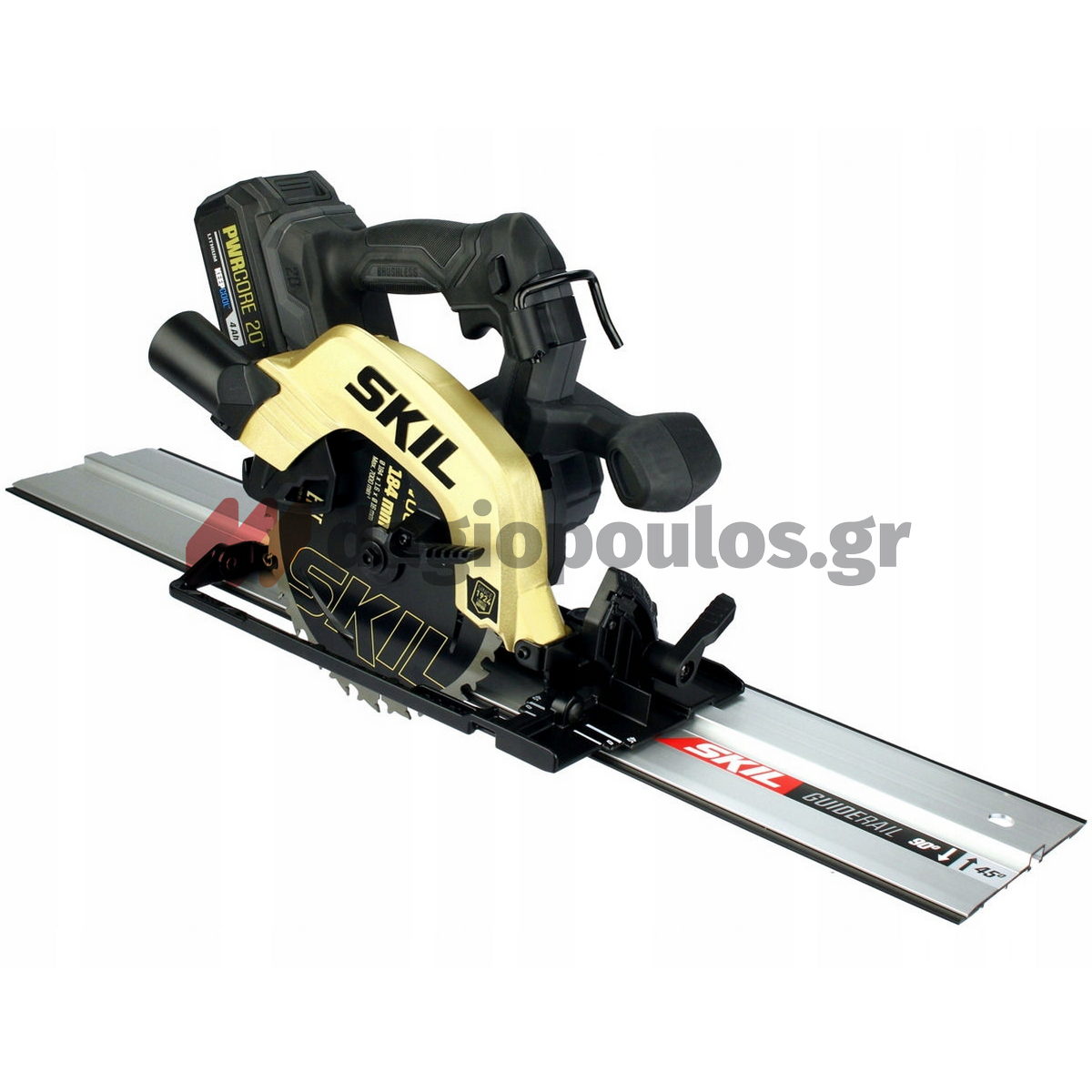 Skil 3575 DB 20V Brushless Δισκοπρίονο Μπαταρίας 18V Li-Ion 184mm Με Μπαταρία 4.0Ah