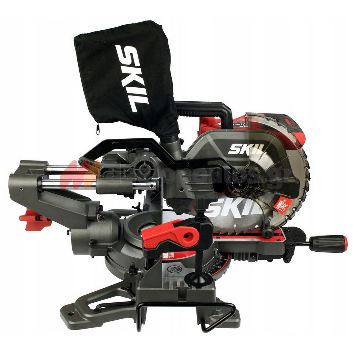 Skil 3590 CA 20V Max Φαλτσοπρίονο Πάγκου Συρόμενο (Radial) Μπαταρίας 18V Li-Ion 216mm Με 2 Μπαταρίες 4.0Ah