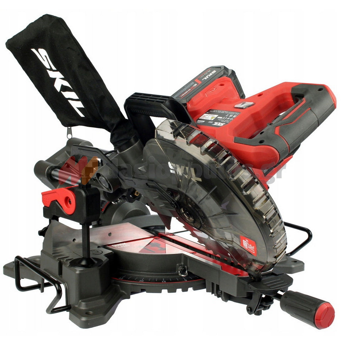 Skil 3590 CA 20V Max Φαλτσοπρίονο Πάγκου Συρόμενο (Radial) Μπαταρίας 18V Li-Ion 216mm Με 2 Μπαταρίες 4.0Ah