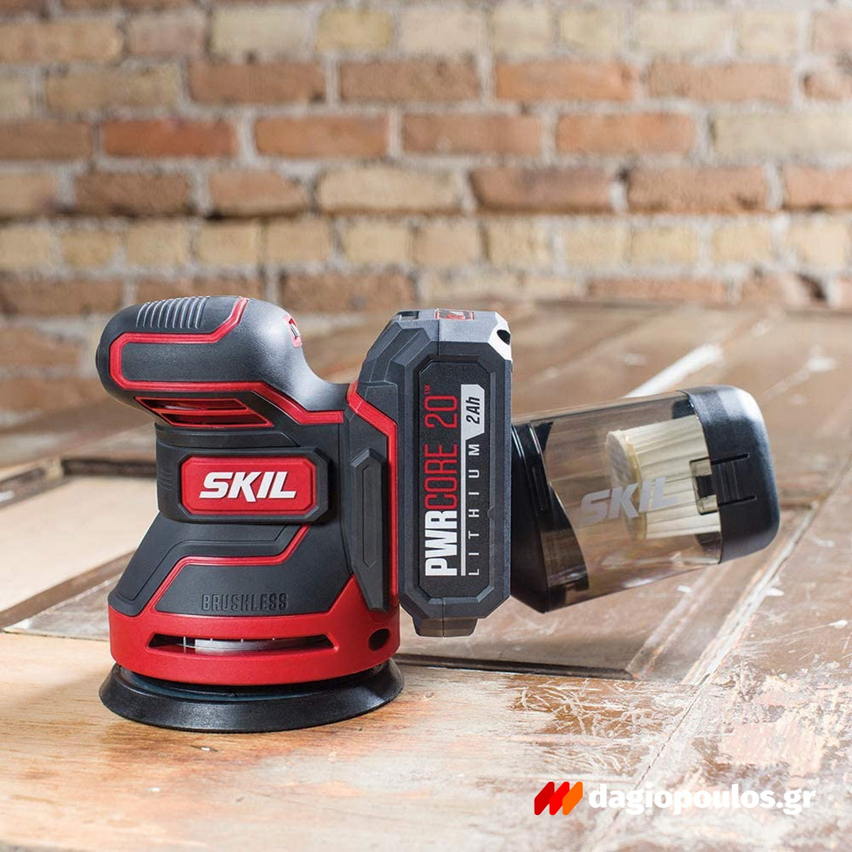 Skil 3750 FA 20V Max Brushless Έκκεντρο Περιστροφικό Τριβείο Μπαταρίας 18V Li-Ion 125mm SOLO