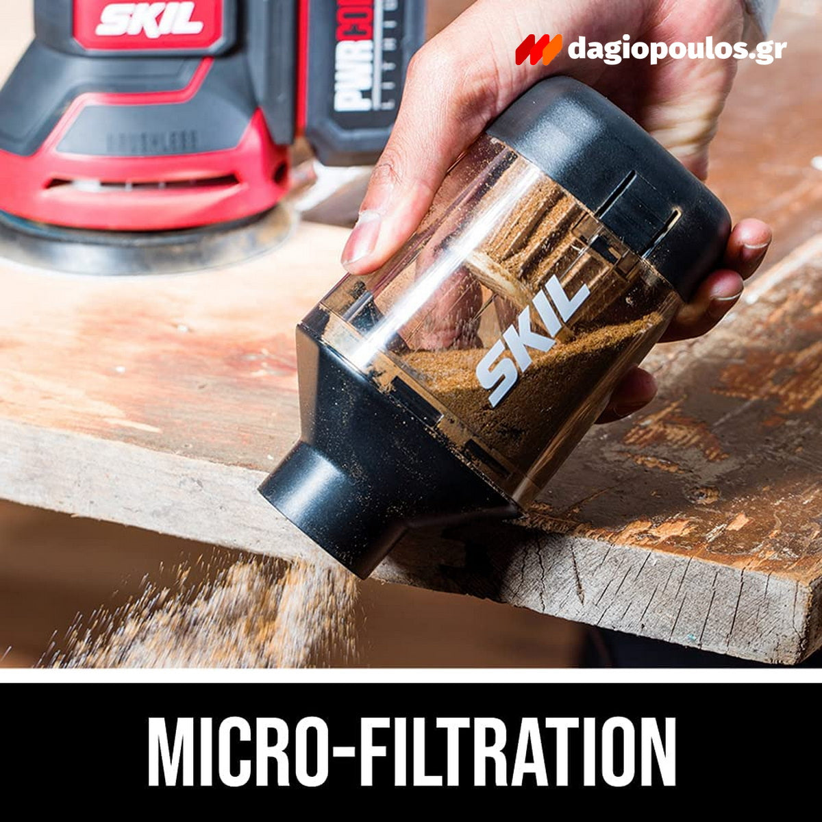 Skil 3750 FA 20V Max Brushless Έκκεντρο Περιστροφικό Τριβείο Μπαταρίας 18V Li-Ion 125mm SOLO