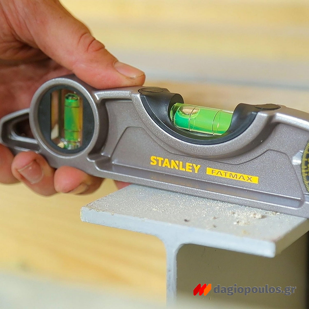 Stanley 0-43-609 Fatmax Torpedo Αλφάδι Μαγνητικό (Τορπίλη) Με 3 Μάτια 25cm