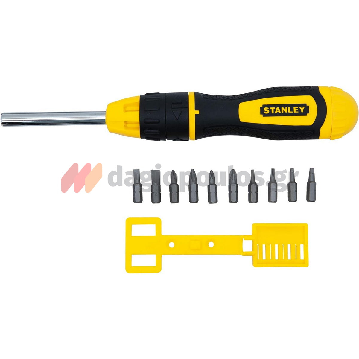 Stanley 0-68-010 Συλλογή Κατσαβίδι Καστάνιας + 10 Μύτες Σετ 11 Τεμ