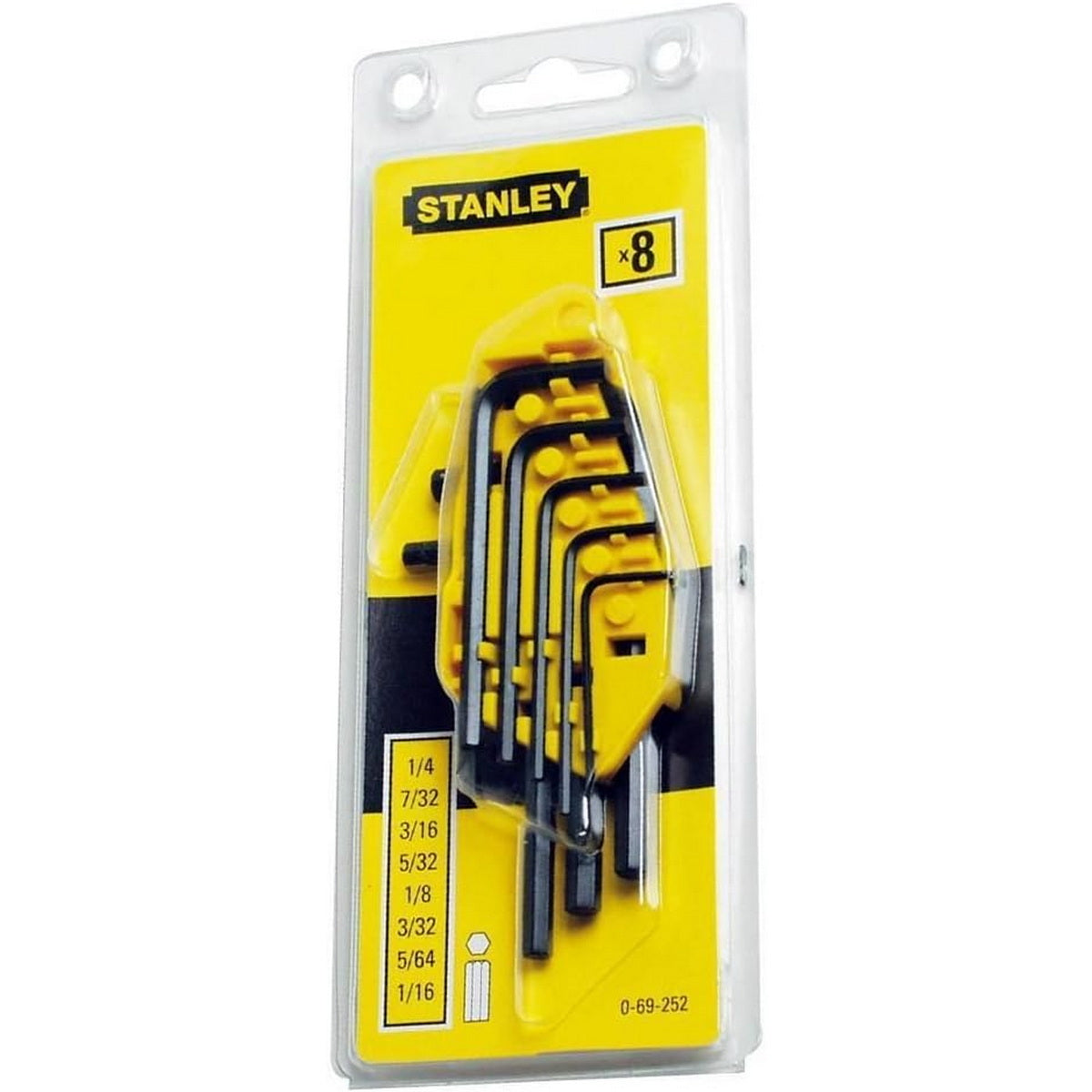 Stanley 0-69-252 Συλλογή Κλειδιά Allen Με Θήκη Σετ 8 Τεμ ΣΕ ΙΝΤΣΕΣ