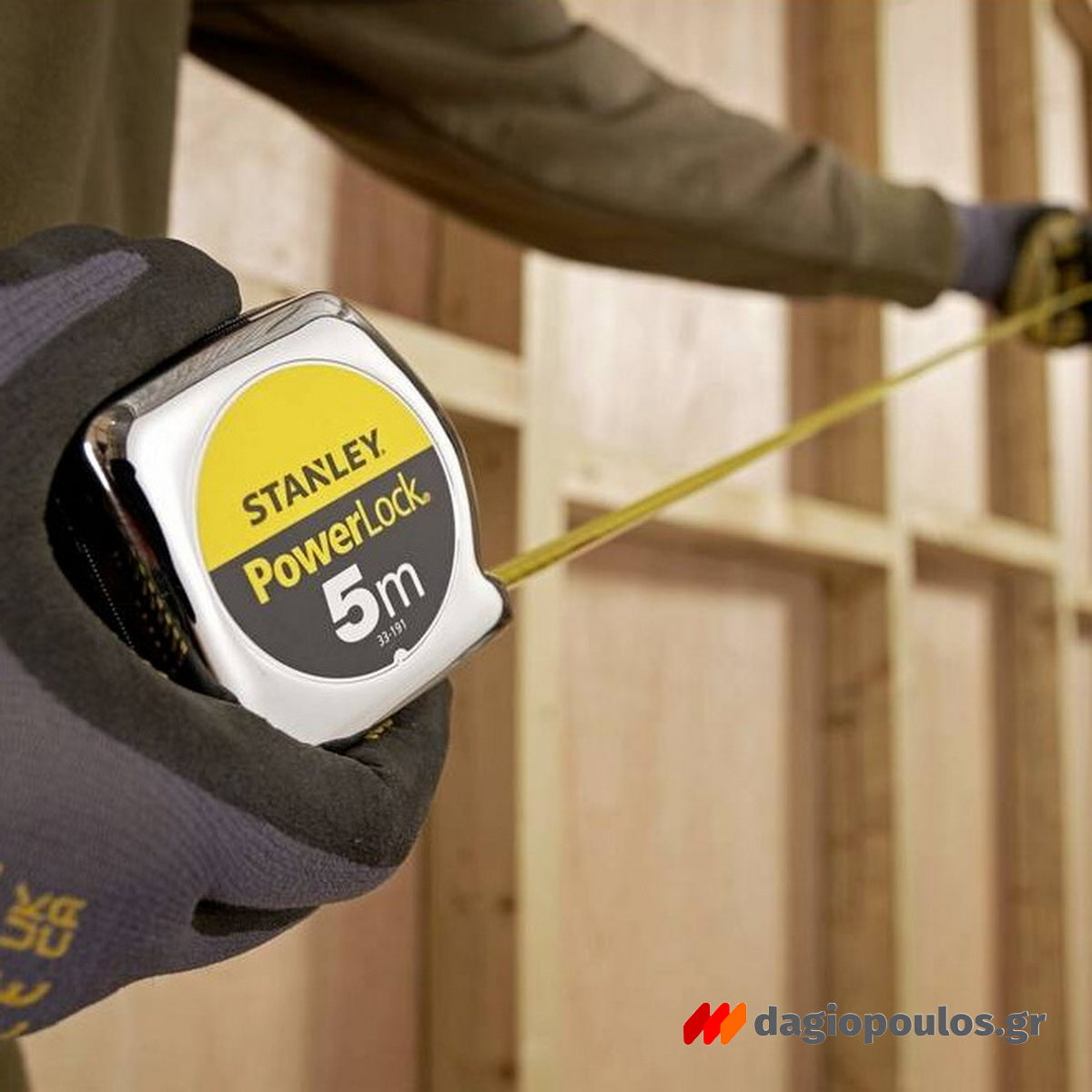 Stanley 1-33-191 Powerlock Μέτρο Ρολό (Μετροταινία) 5mtr x 19mm