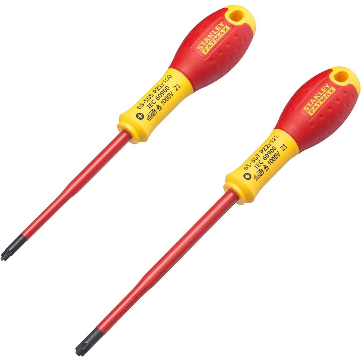 Stanley FMHT0-62649 Fatmax Συλλογή Κατσαβίδια Ηλεκτρολόγων Pozidrive (Σταυρού) Με Μόνωση VDE 1000V Σετ 2 Τεμ