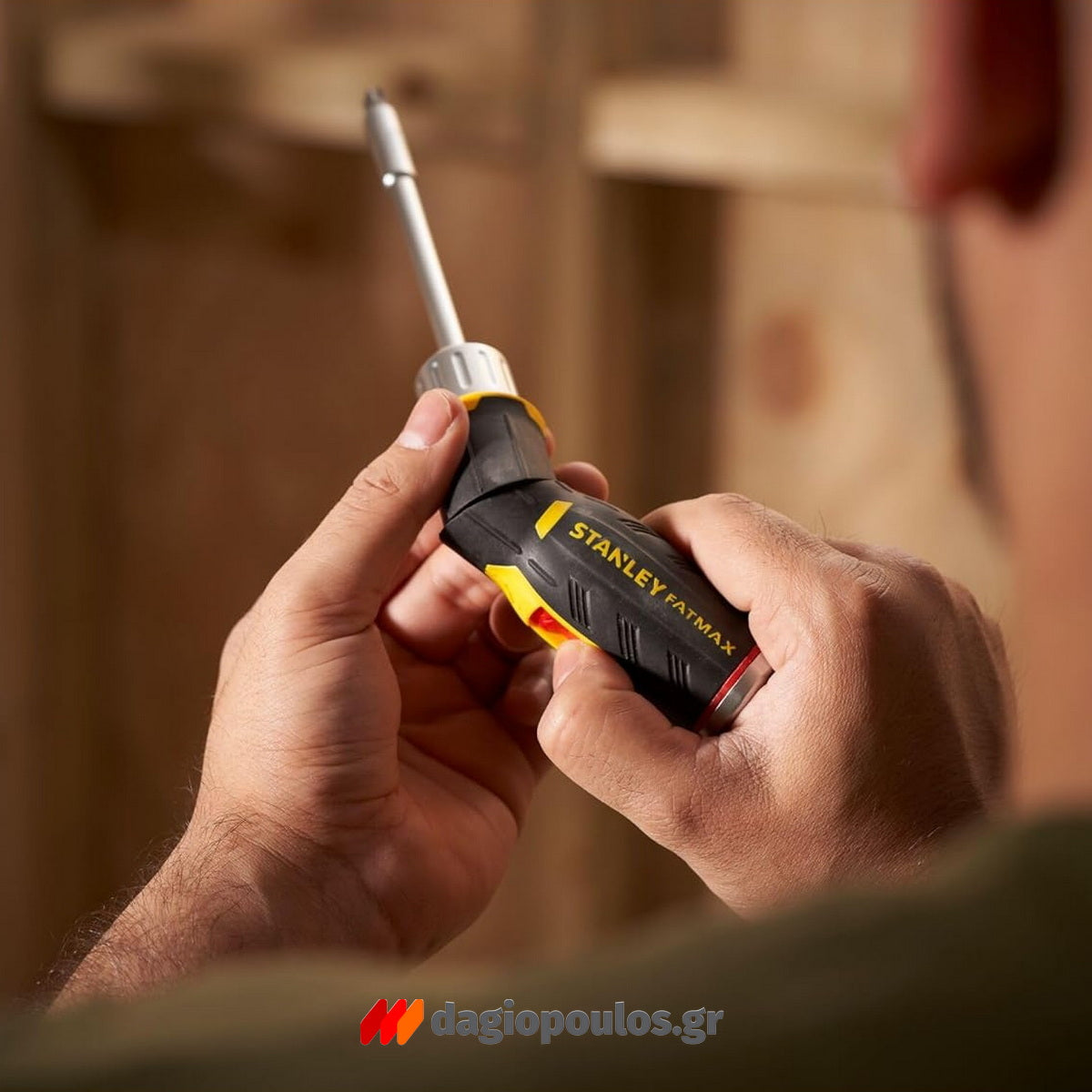 Stanley FMHT0-62691 Fatmax Κατσαβίδι Καστάνιας Με Πιστολοειδή Σπαστή Λαβή + 12 Μύτες