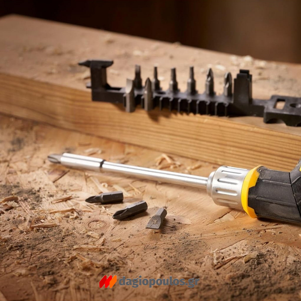 Stanley FMHT0-62691 Fatmax Κατσαβίδι Καστάνιας Με Πιστολοειδή Σπαστή Λαβή + 12 Μύτες