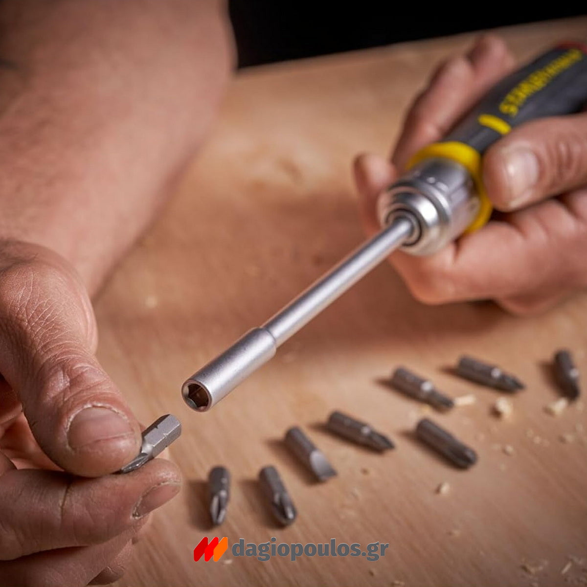 Stanley FMHT0-62691 Fatmax Κατσαβίδι Καστάνιας Με Πιστολοειδή Σπαστή Λαβή + 12 Μύτες