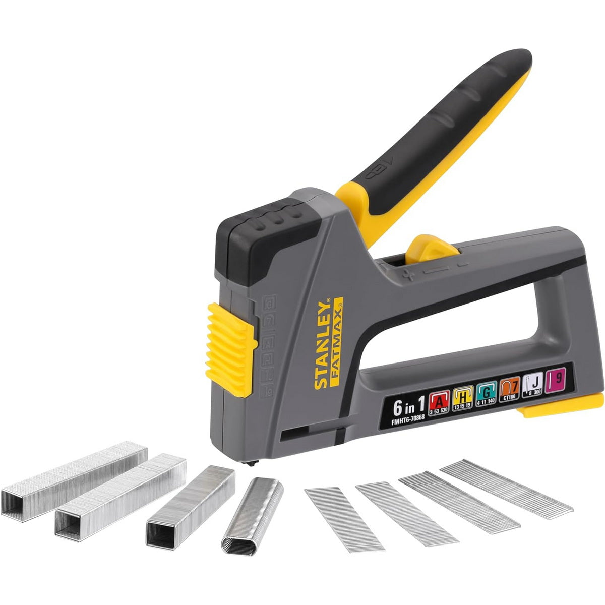 Stanley FMHT6-70868 Επαγγελματικό Συρραπτικό - Καρφωτικό Χειρός 6 σε 1 Για Δίχαλα & Βελονάκια 6-14mm