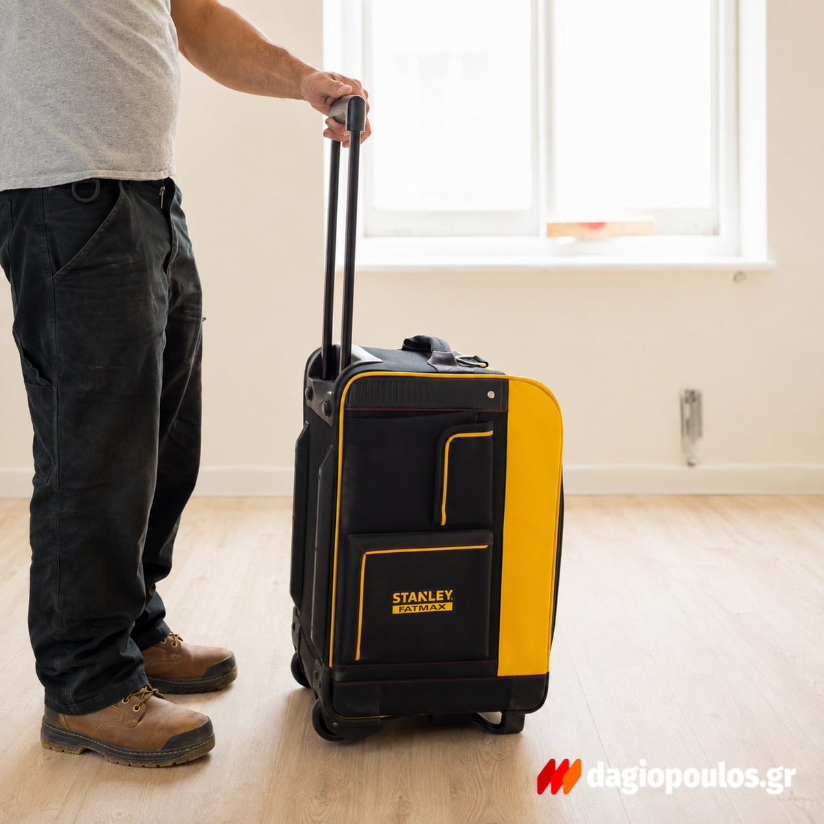 Stanley FMST82706-1 Fatmax Εργαλειοθήκη - Βαλίτσα Υφασμάτινη Τροχήλατη Με Λαβή 60Lt