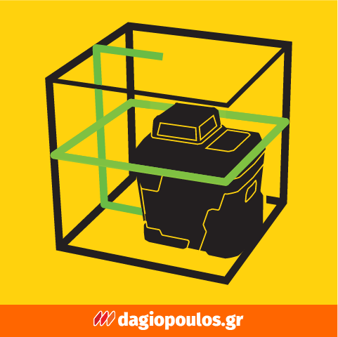 Stanley STHT77499-1 CUBIX CUBIX Αλφάδι Laser Πράσινης Γραμμής Σταυρού