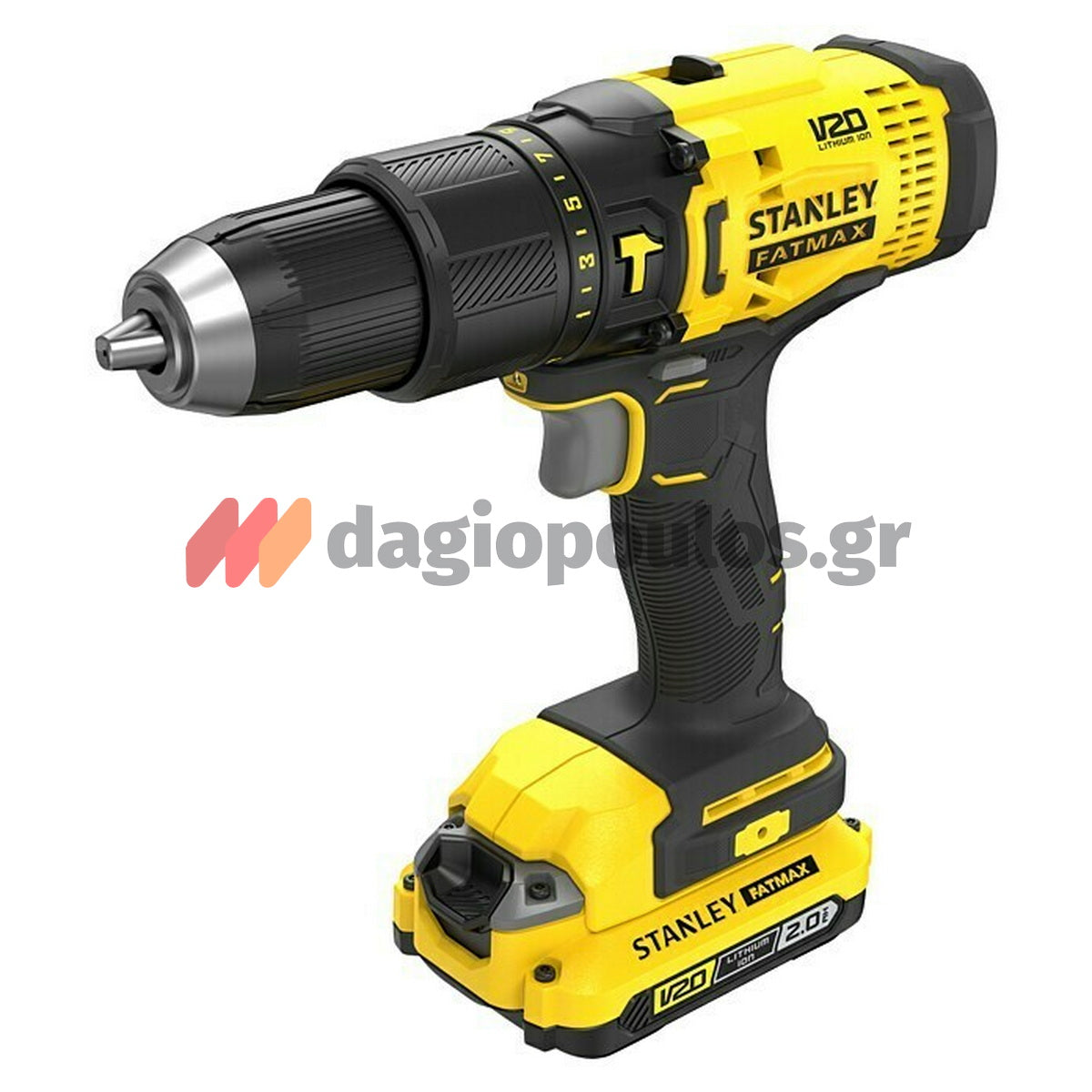 Stanley SFMCK469M2-QW Fatmax®V20 Συλλογή Κρουστικό Δραπανοκατσάβιδο Παλμικό Κατσαβίδι Δισκοπρίονο Γωνιακός Τροχός 2 Μπαταρίες 4.0Ah Τσάντα Μεταφοράς