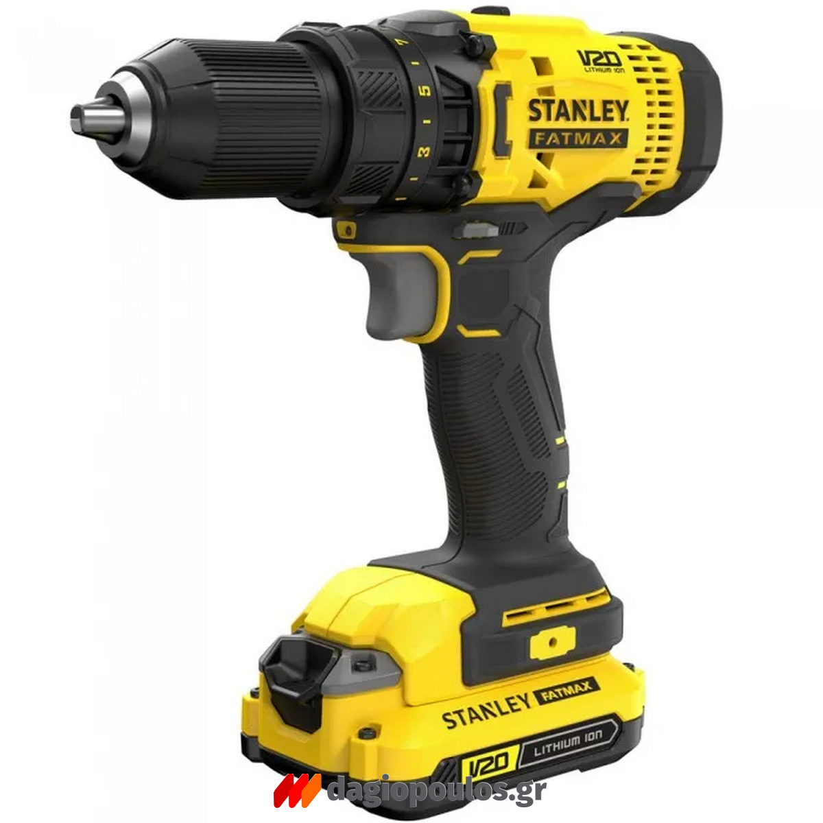 Stanley SFMCK461M2T-QW Fatmax V20 Συλλογή Brushless Κρουστικό Δραπανοκατσάβιδο-Παλμικό Κατσαβίδι-18V Li-Ion-2x4.0Ah-Βαλίτσα T-Stak