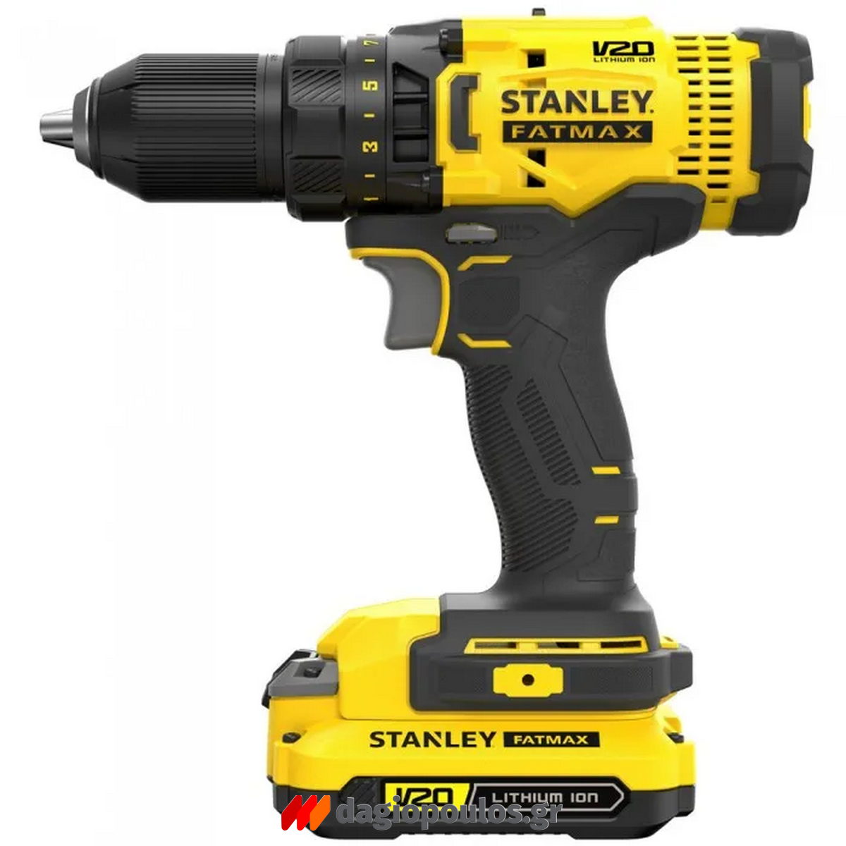Stanley SFMCK461M2T-QW Fatmax V20 Συλλογή Brushless Κρουστικό Δραπανοκατσάβιδο-Παλμικό Κατσαβίδι-18V Li-Ion-2x4.0Ah-Βαλίτσα T-Stak