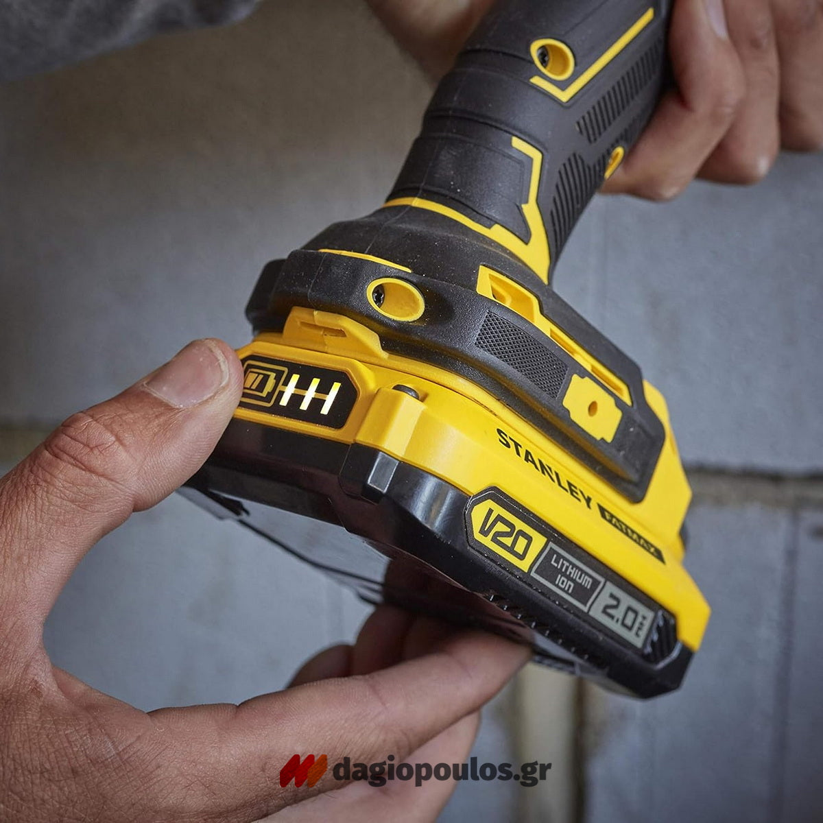 Stanley SFMCK461M2T-QW Fatmax V20 Συλλογή Brushless Κρουστικό Δραπανοκατσάβιδο-Παλμικό Κατσαβίδι-18V Li-Ion-2x4.0Ah-Βαλίτσα T-Stak