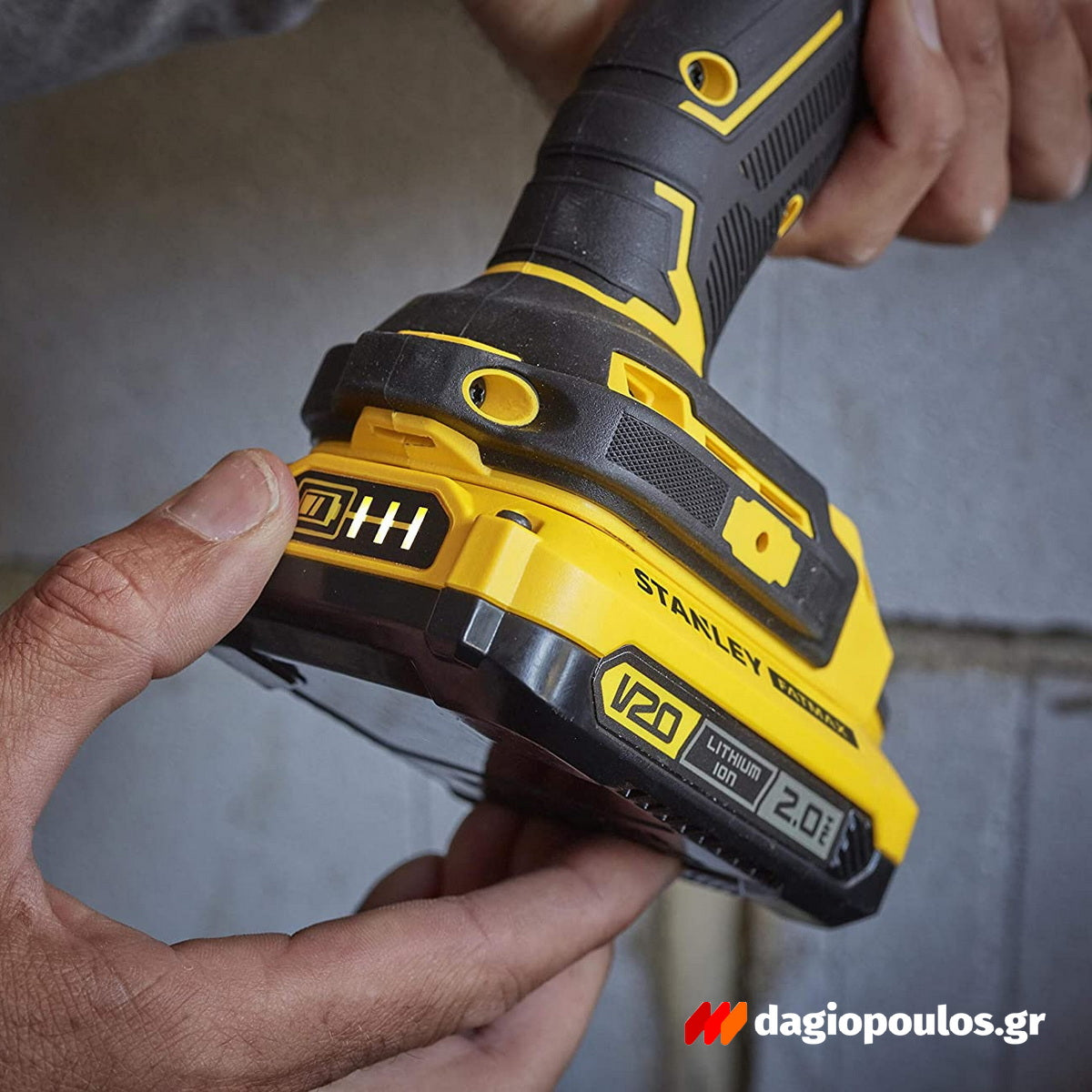 Stanley SFMCD721M2K-QW V20 Brushless Κρουστικό Δραπανοκατσάβιδο 18V Με 2 Μπατ.4.0Ah - Φορτιστή - Βαλίτσα