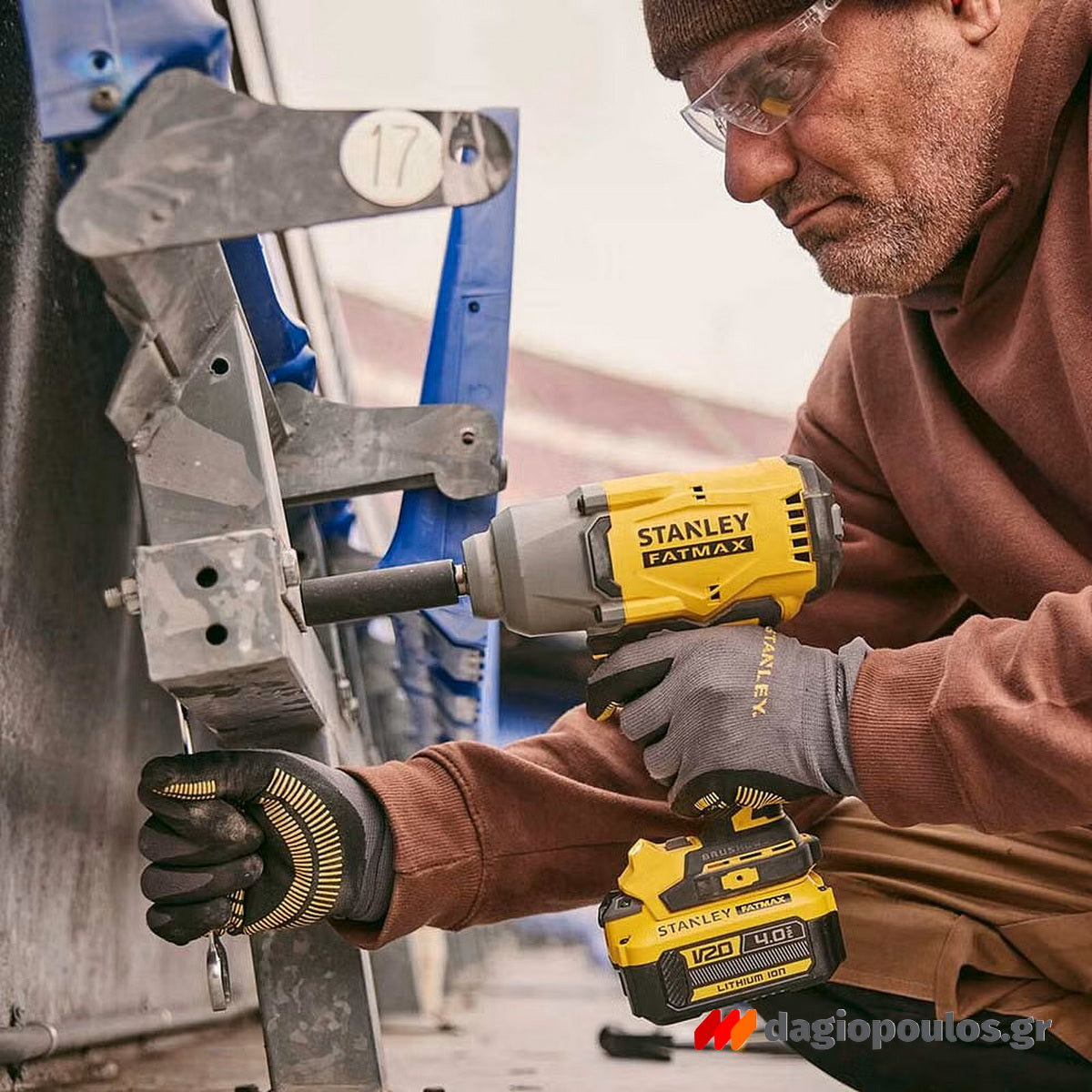 Stanley SFMCF940B-XJ Fatmax V20 Brushless Μπουλονόκλειδο Μπαταρίας 18V Li-Ion 1/2" 949Nm SOLO