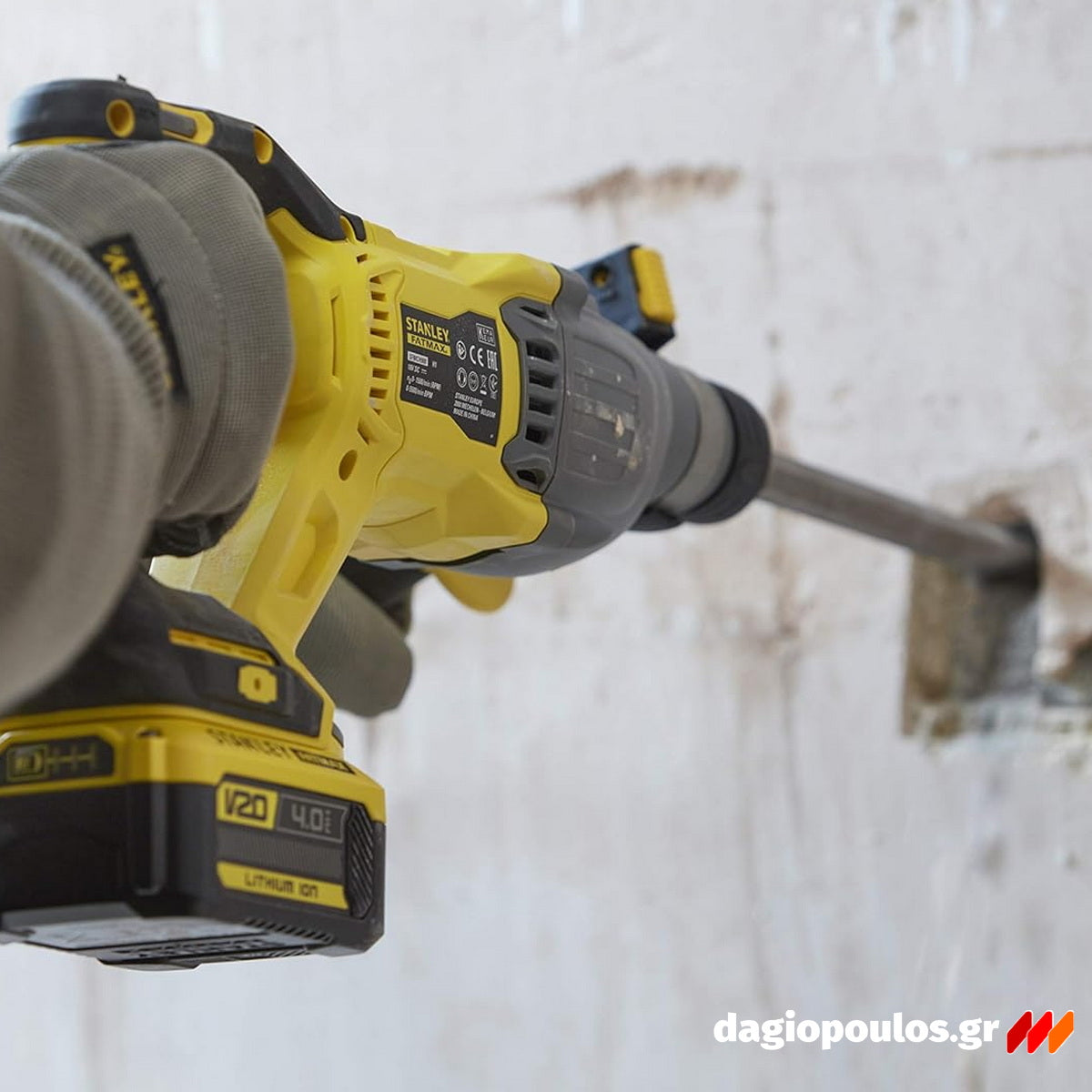 Stanley SFMCK367M2T-QS V20 Συλλογή Brushless Πνευματικό Πιστολέτο, Γωνιακός Τροχός, Κατσαβίδι Γυψοσανίδας 2 Μπατ.4.0Ah, Φορτιστής, Βαλίτσα ProStack
