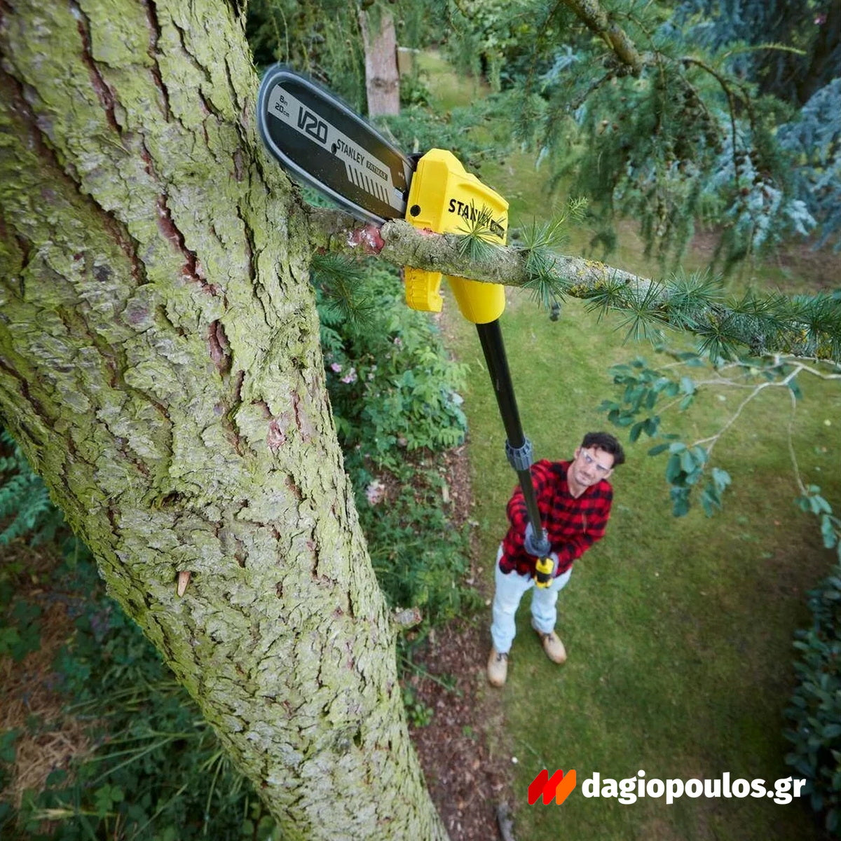 Stanley SFMCPS620M1 20V Fatmax Τηλεσκοπικό Αλυσοπρίονο (Κονταροπρίονο) Μπαταρίας 18V Li-Ion 20cm Με Μπαταρία 4.0Ah