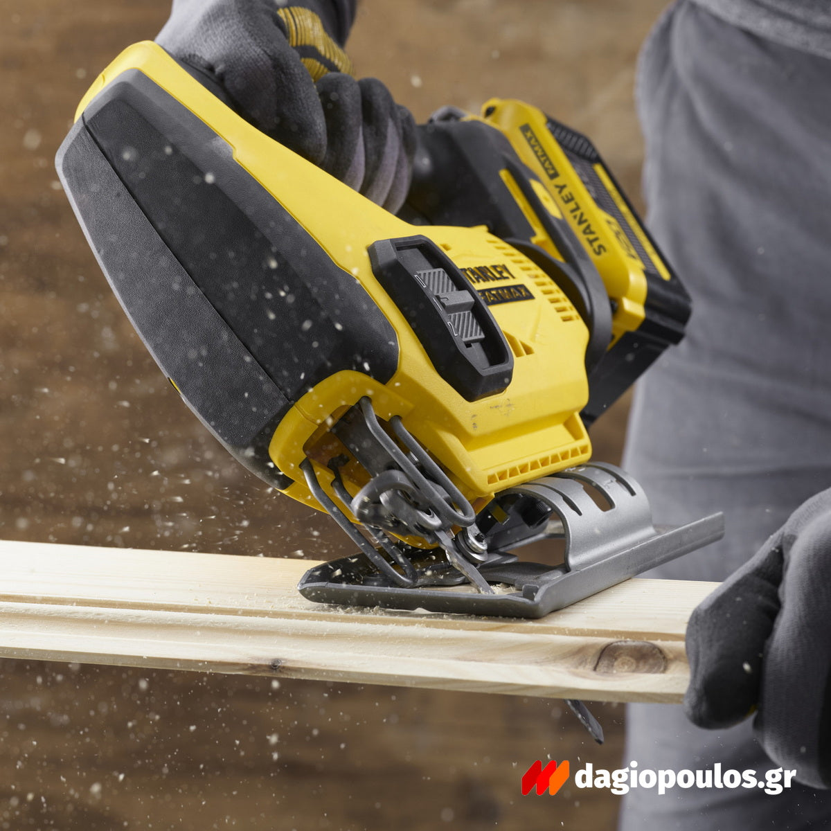 Stanley SFMCS600M2K-QW V20 Σέγα Μπαταρίας 18V Li-Ion Με 2 Μπατ.4.0Ah - Φορτιστή - Βαλίτσα