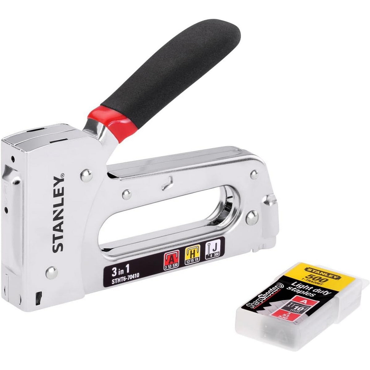 Stanley STHT6-70410 Επαγγελματικό Συρραπτικό - Καρφωτικό Χειρός 2 σε 1 Για Δίχαλα & Βελονάκια 4-10mm