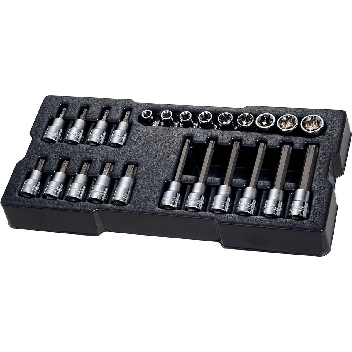 Stanley STMT1-74176 Συλλογή Καρυδάκια - Μύτες Torx 1/4" Σετ 24 Τεμ