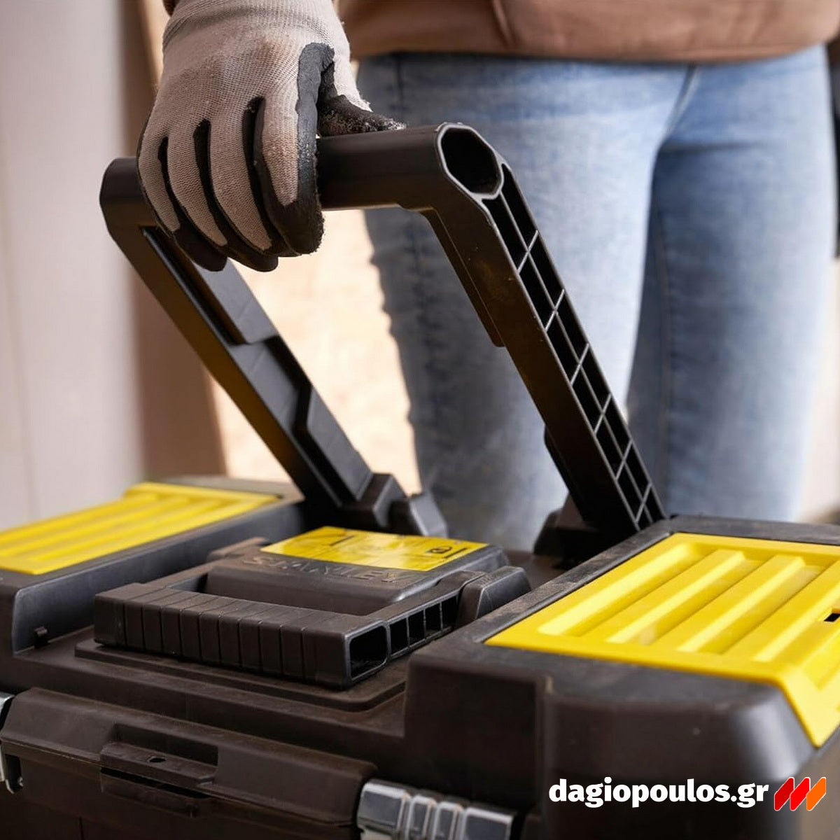 Stanley STST1-80151 Essential Επαγγελματική Εργαλειοθήκη - Εργαλειοφόρος Τροχήλατος 3 Σε 1