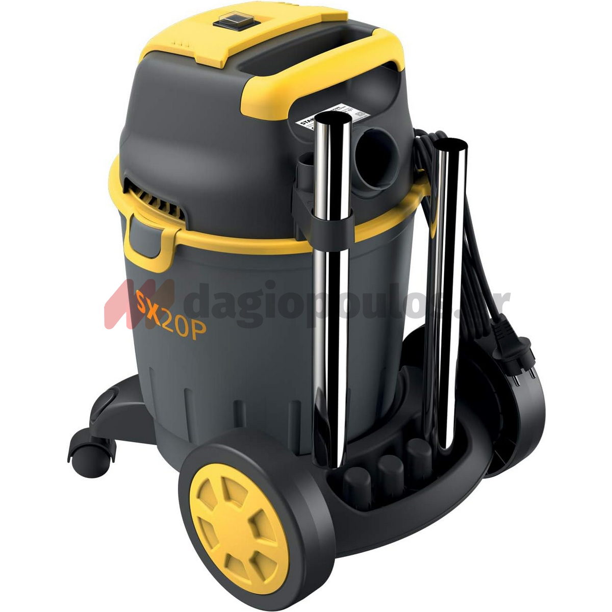 Stanley SXVC20PE Επαγγελματική Ηλεκτρική Σκούπα Υγρών / Στερεών 1200W Με Δοχείο 20Ltr