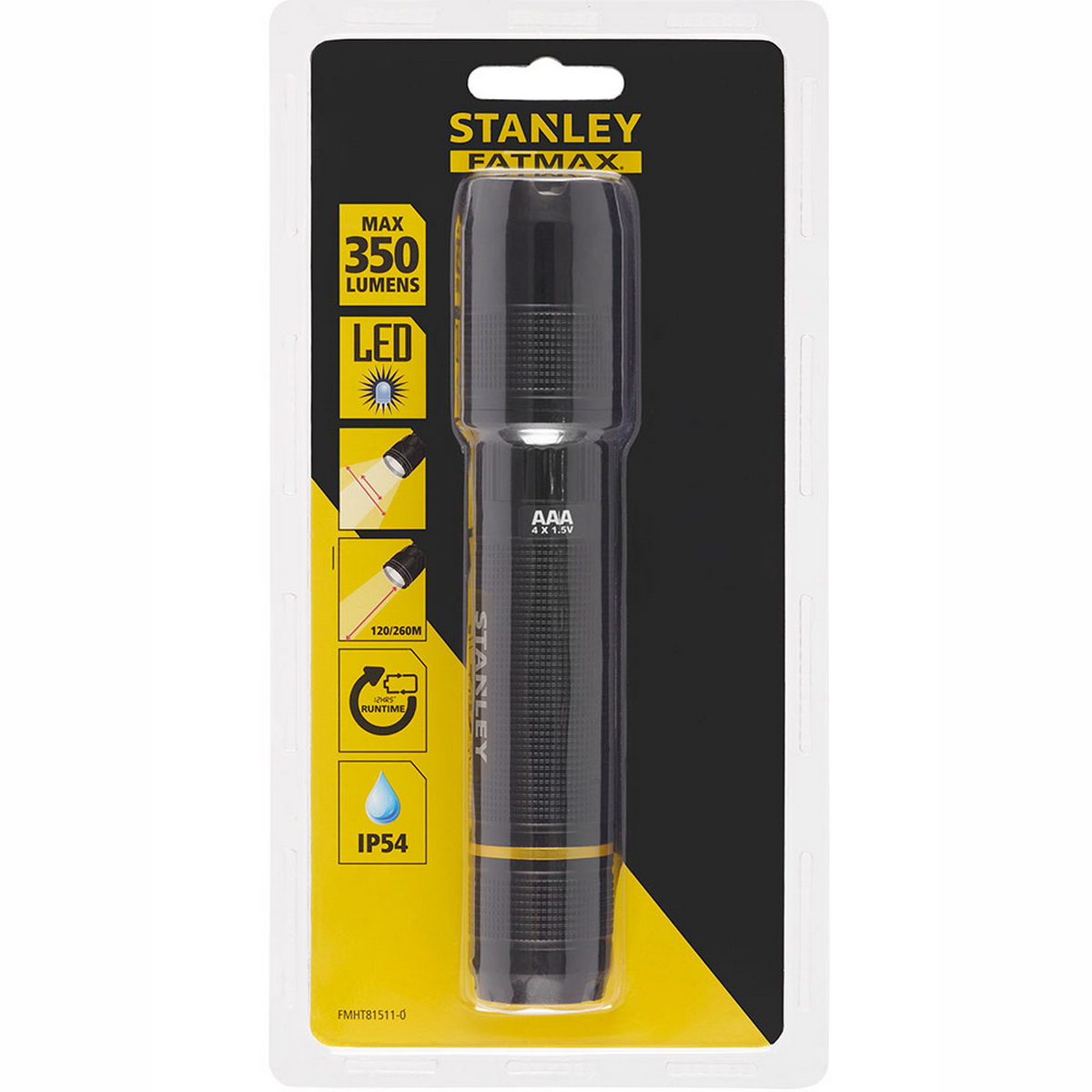 Stanley FMHT81511-0 Φακός Χειρός Αλουμινίου Led 350 Lumens