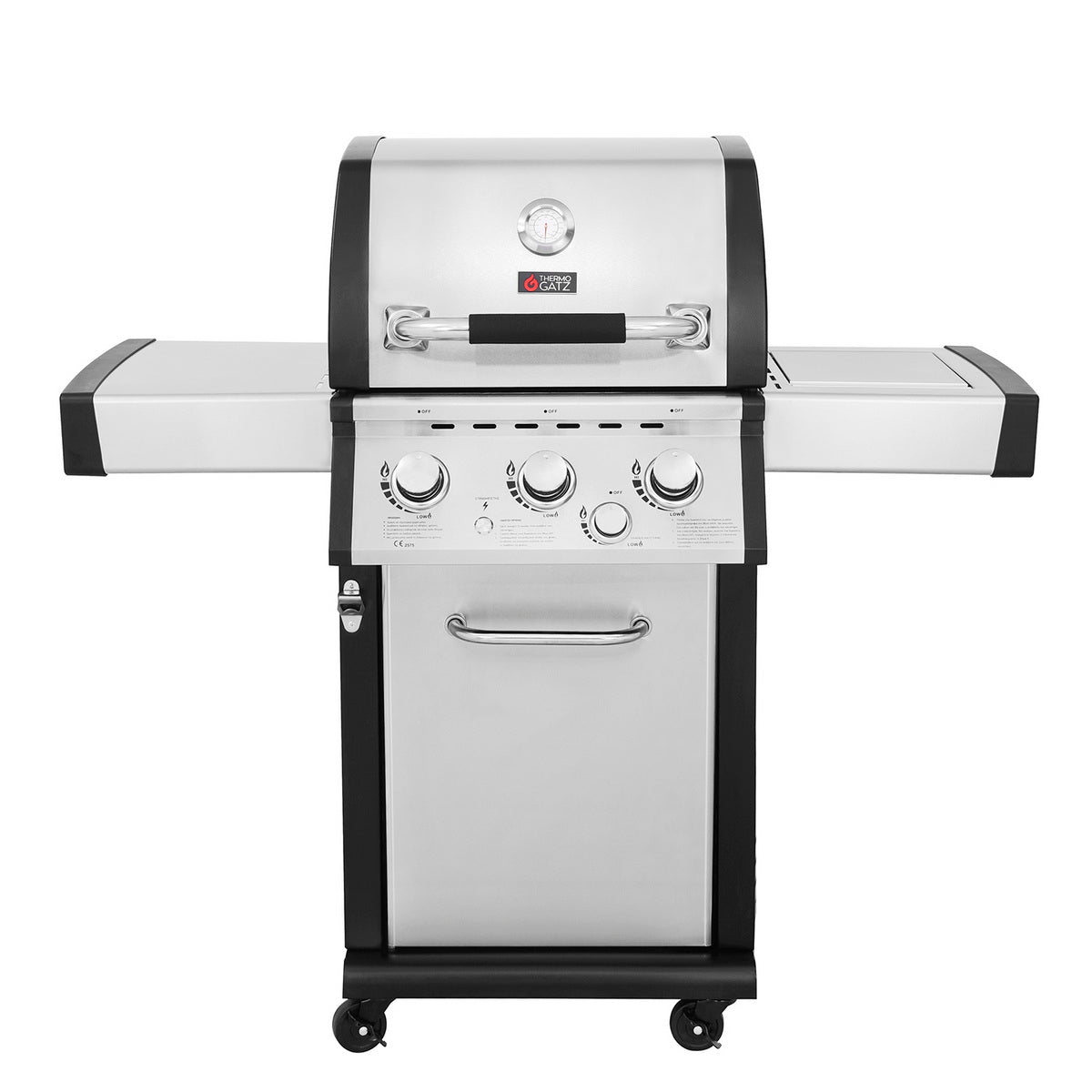 Thermogatz GS GRILL SUPERIOR ΙΝΟΧ BBQ Ψησταριά Υγραερίου 3+1 Εστιών 14kW