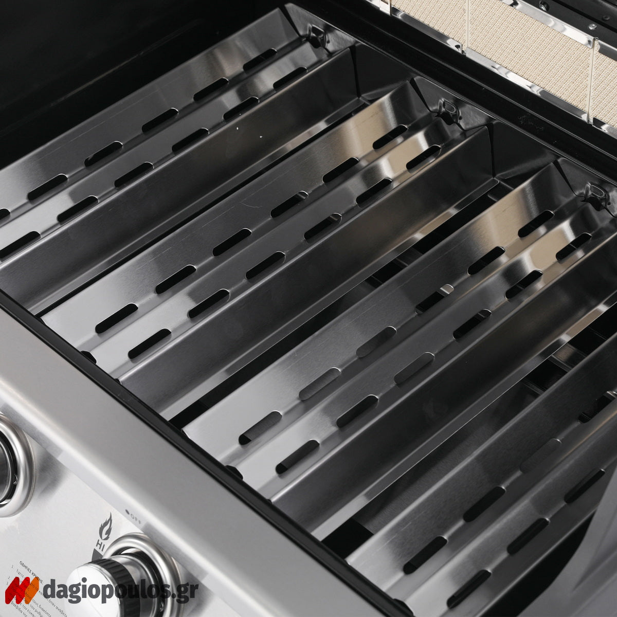 Thermogatz SEMI-PROF TGH-BI-M61 BBQ Ψησταριά Υγραερίου 4+1 Εστιών 17.5kW