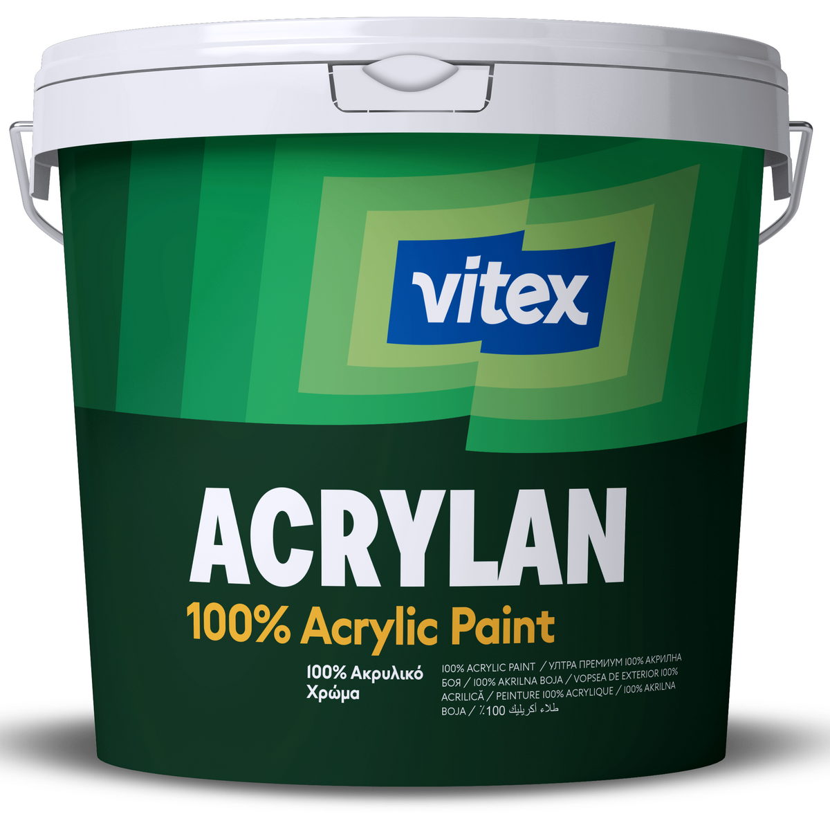 Vitex Acrylan Ακρυλικό 100% Χρώμα Εξωτερικής Τοιχοποιίας