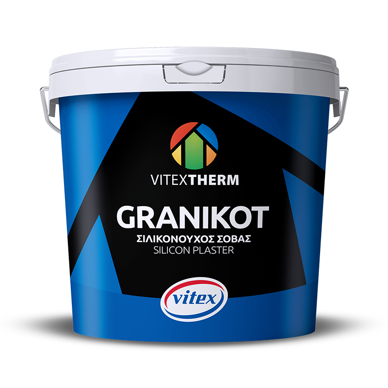 Vitextherm Granikot Silicone Υψηλής Ποιότητας Σιλικονούχος Σοβάς Θερμομόνωσης Κ