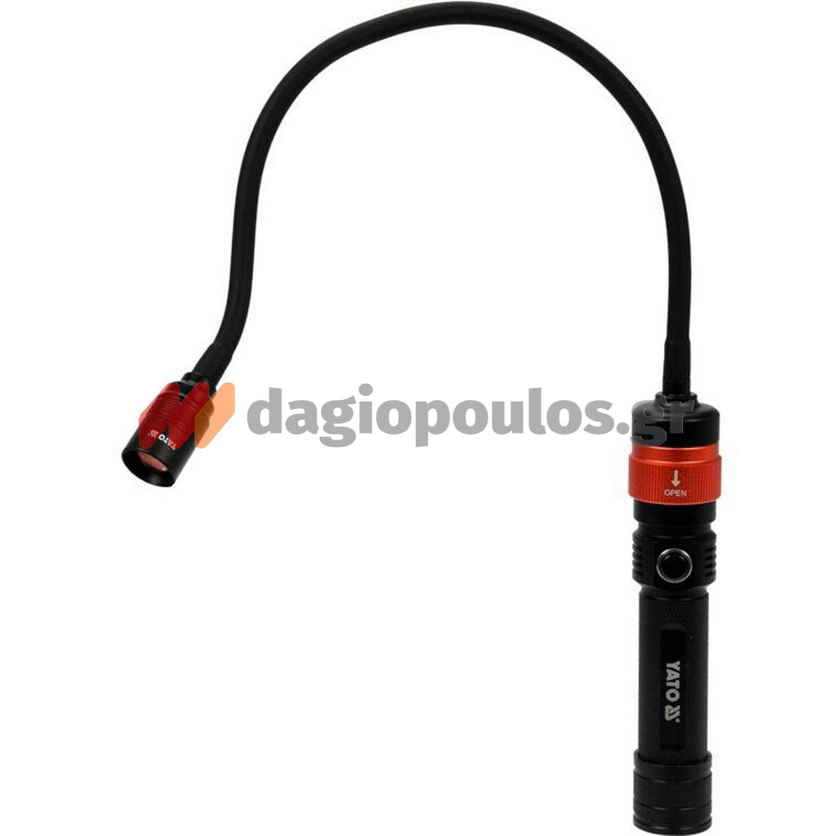 Yato YT-08521 Φακός Επιθεώρησης & Εργασίας 3 σε 1 Με Βαλίτσα 380 Lumens Επαναφορτιζόμενος
