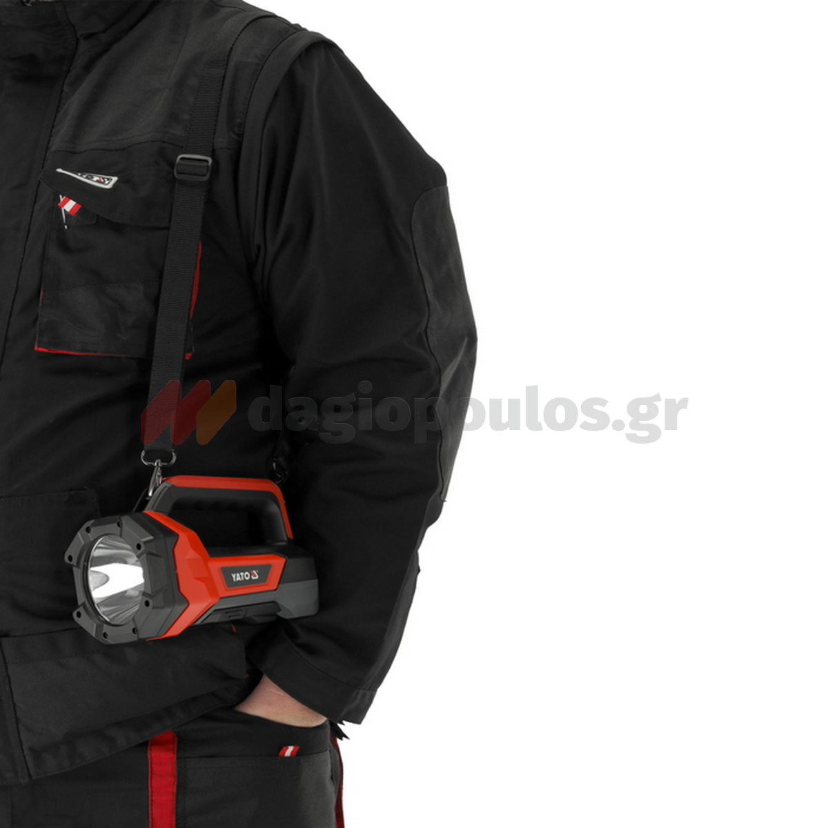 Yato YT-08548 Φακός Χειρός Επαναφορτιζόμενος USB 2 Σε 1 3.7V 1000 Lumens
