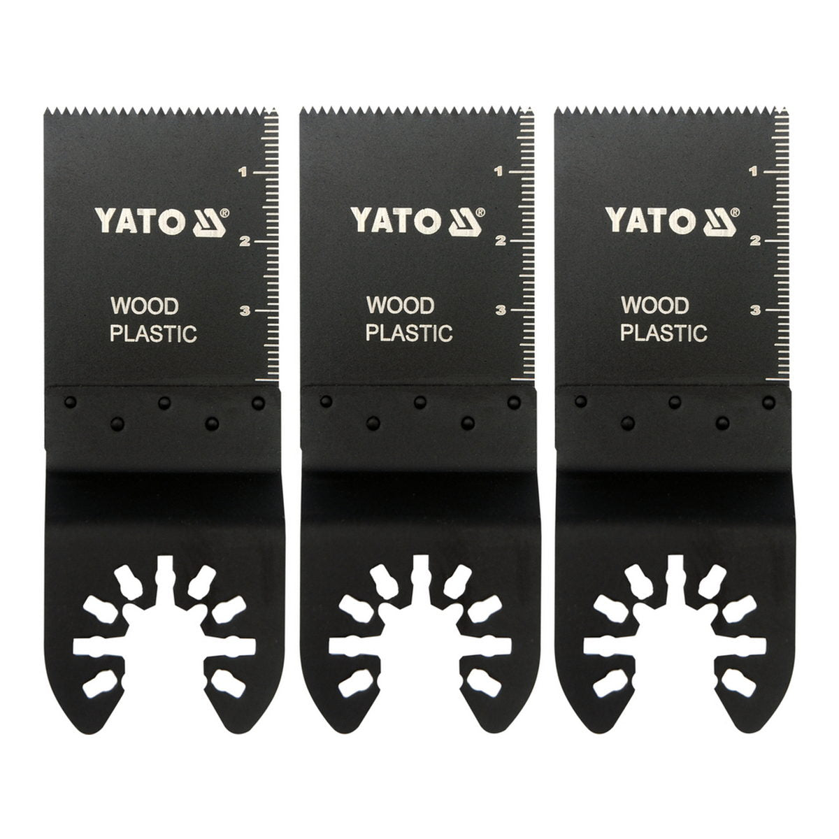 Yato YT-34685 Λάμα Πολυεργαλείων Starlock Τιτανίου Ανταλλακτική Κοπής Ξύλων - Πλαστικών - Γυψοσανίδας 34mm Σετ 3 Τεμ